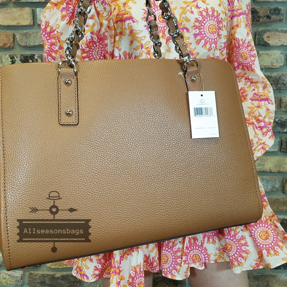Warm Gingerbread Kate Spade Andee Cobble Hill Tote - Picture 9 of 9